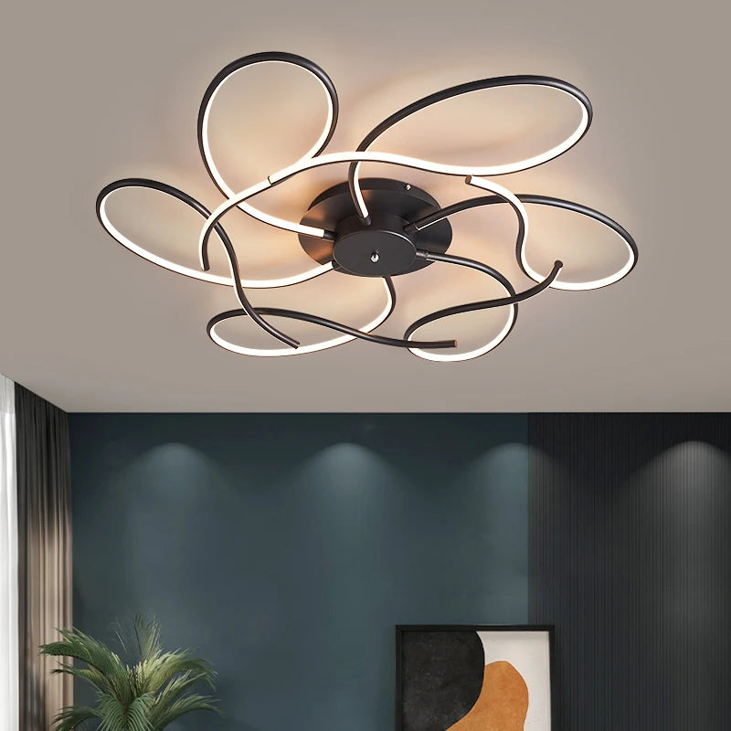 plafonnier moderne minimaliste design luminaire intérieur élégant