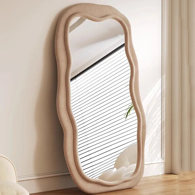 miroir décoratif en macramé style nordique pour homme