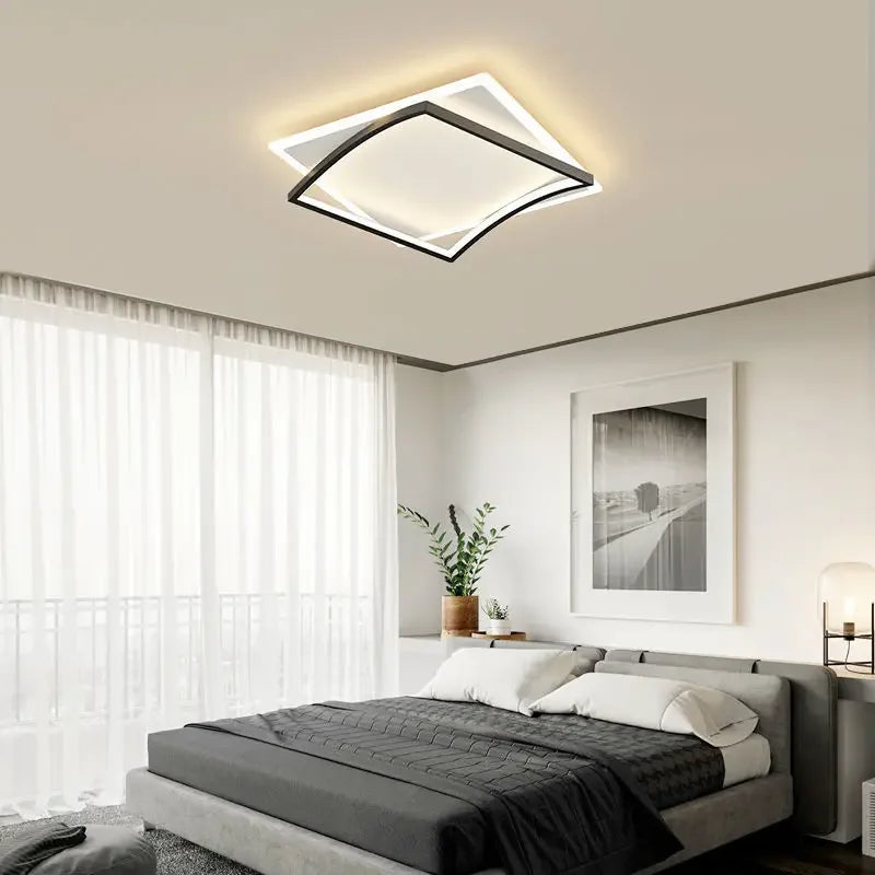 lustre moderne à leds pour intérieur de maison