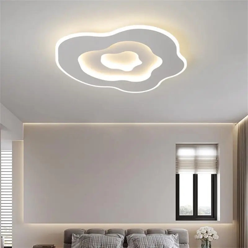 plafonnier led minimaliste nordique encastré atmosphère romantique