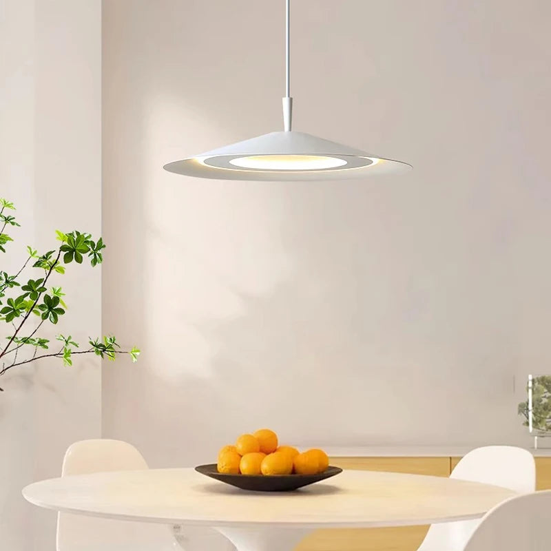 lampe led suspendue métallique 3 niveaux réglables pour bar ou restaurant