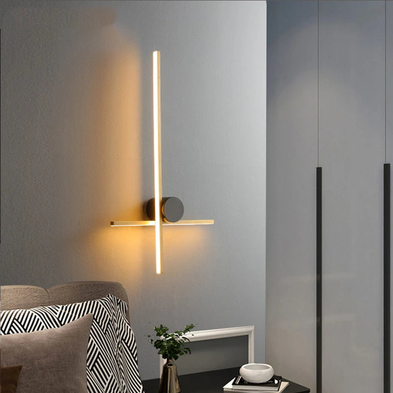 applique murale led en cuivre style minimaliste pour ambiance chaleureuse