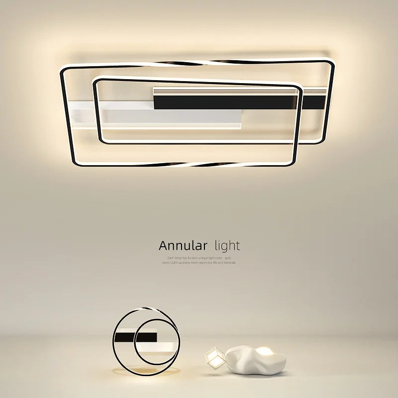 lustre moderne en led design créatif minimaliste pour intérieur élégant