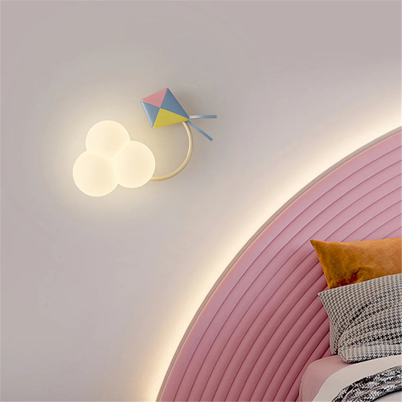 applique murale led avion pour enfants décorative et ludique