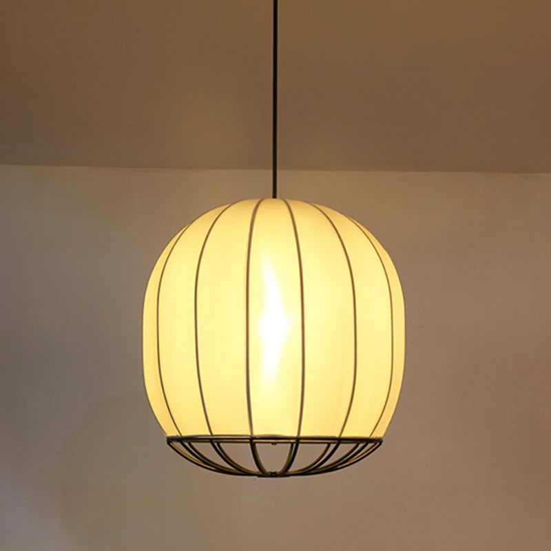 lustre moderne nordique en tissu pour intérieur style épuré