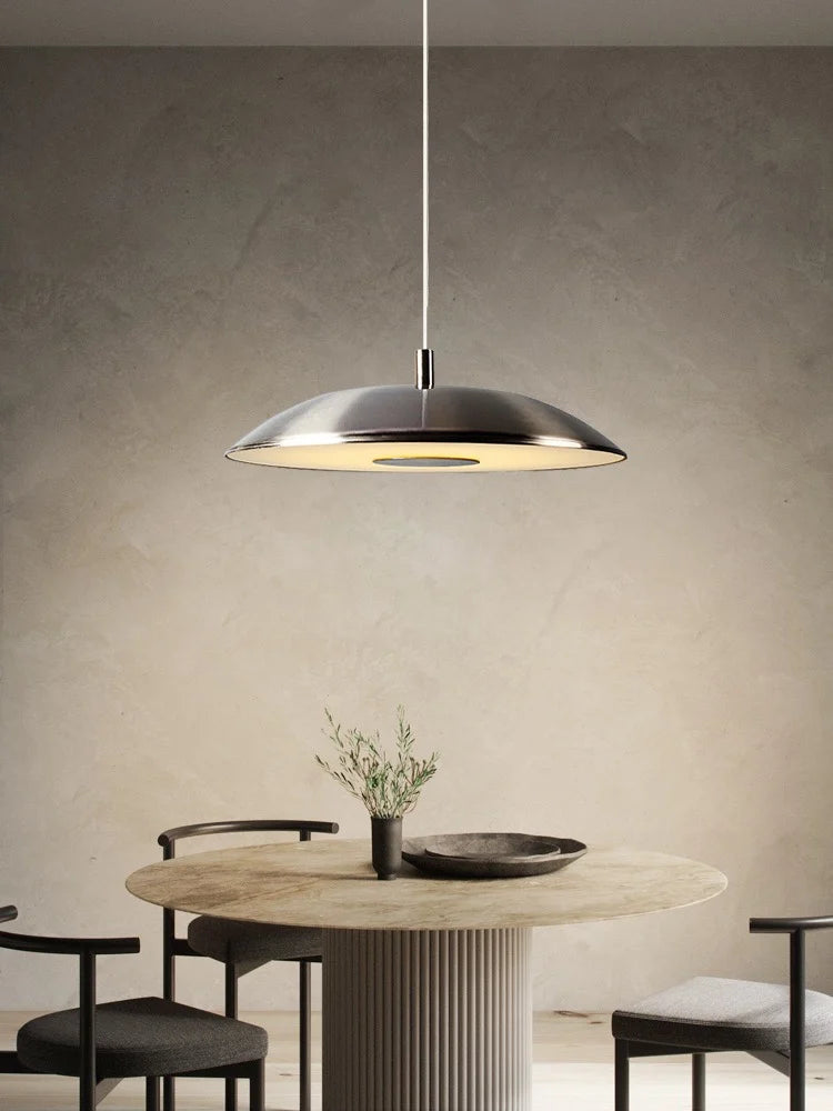 lustre circulaire design minimaliste en forme de soucoupe volante