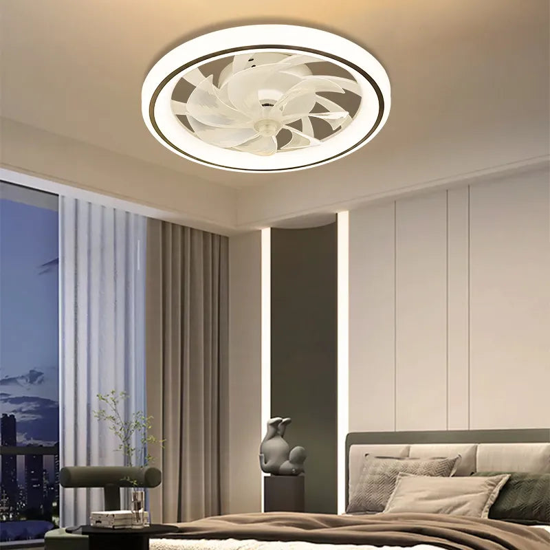 Ventilateur de plafond intelligent avec lumières