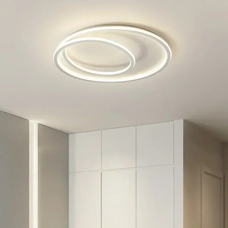 lustre moderne à leds pour décoration intérieure élégante