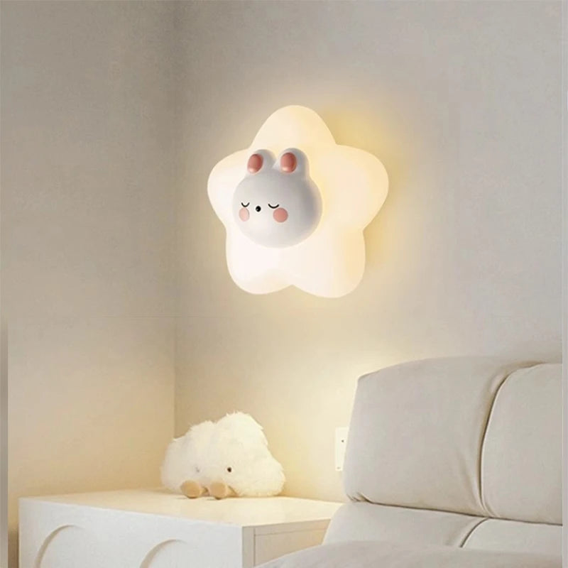 applique murale lapin mignon pour chambre enfant décoration moderne