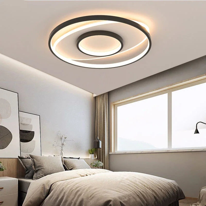 plafonnier led moderne pour décoration d'intérieur élégante et lumineuse