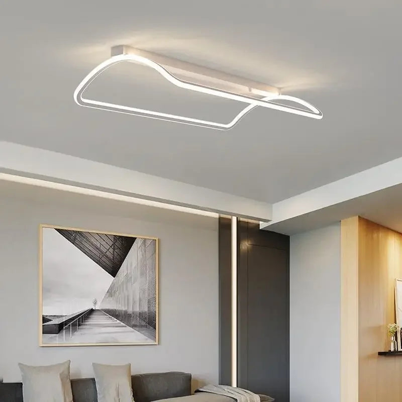 lustre moderne à leds pour intérieur décoratif