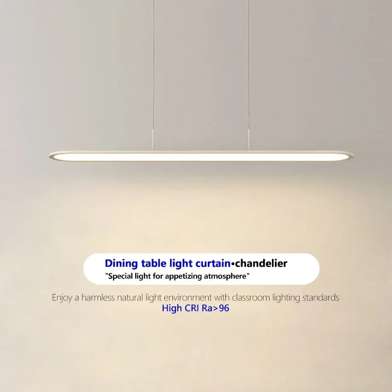 suspension led moderne minimaliste en ferronnerie pour bar