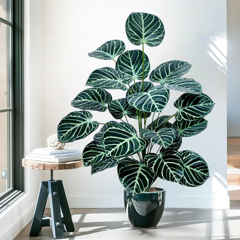 plante artificielle en pot feuille de pommier pour décoration intérieure