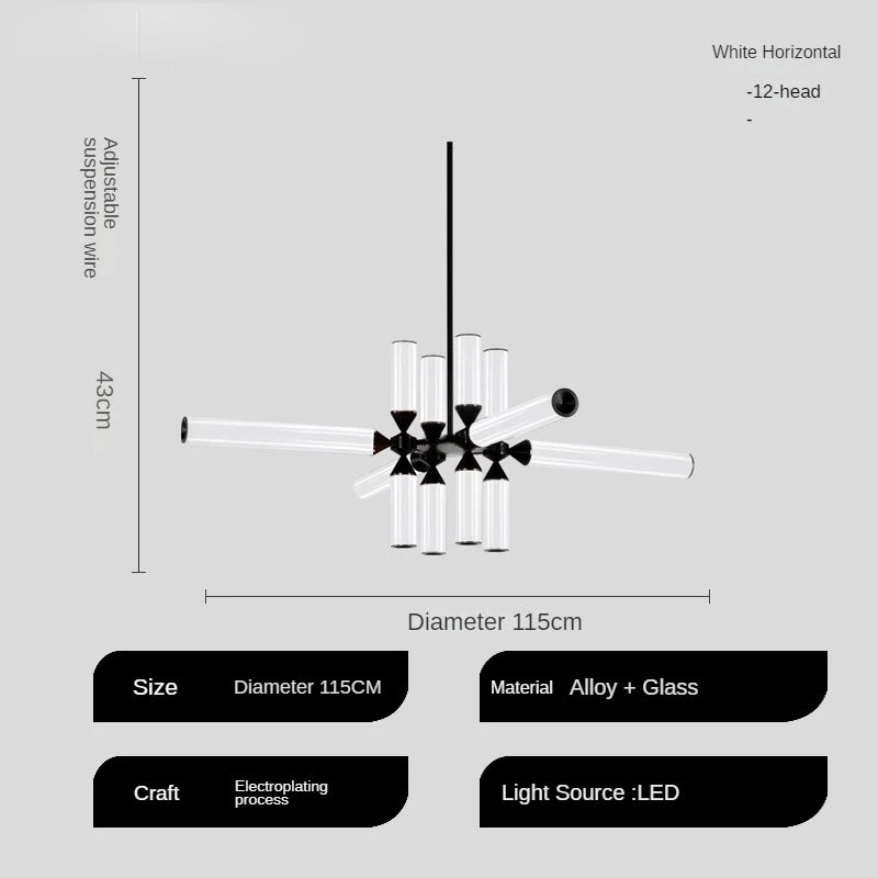 lampe à poser en verre design italien pour espaces modernes