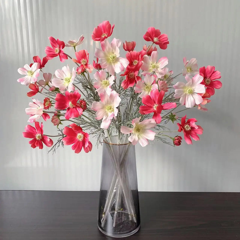 fleur artificielle marguerite blanche pour décorations et cadeaux