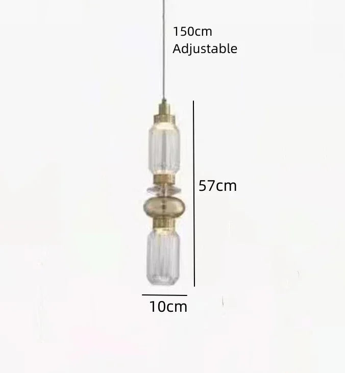 lustre moderne en cristal avec éclairage led pour décoration intérieure