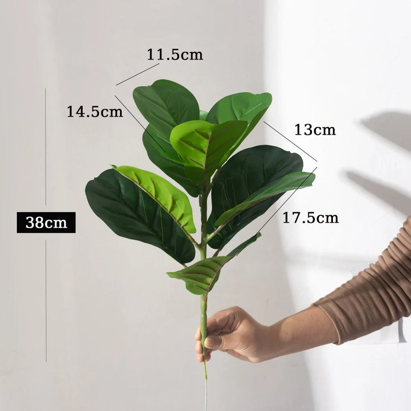 plantes artificielles ficus en plastique pour décoration intérieure et extérieure