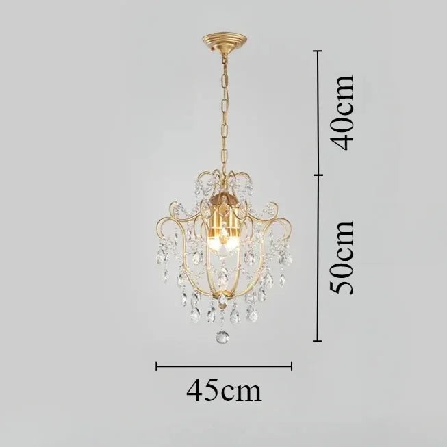 lustre led rétro en cristal pour décoration intérieure élégante