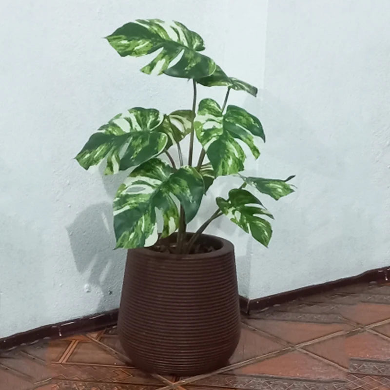 plantes artificielles monstera pour décoration intérieure et extérieure