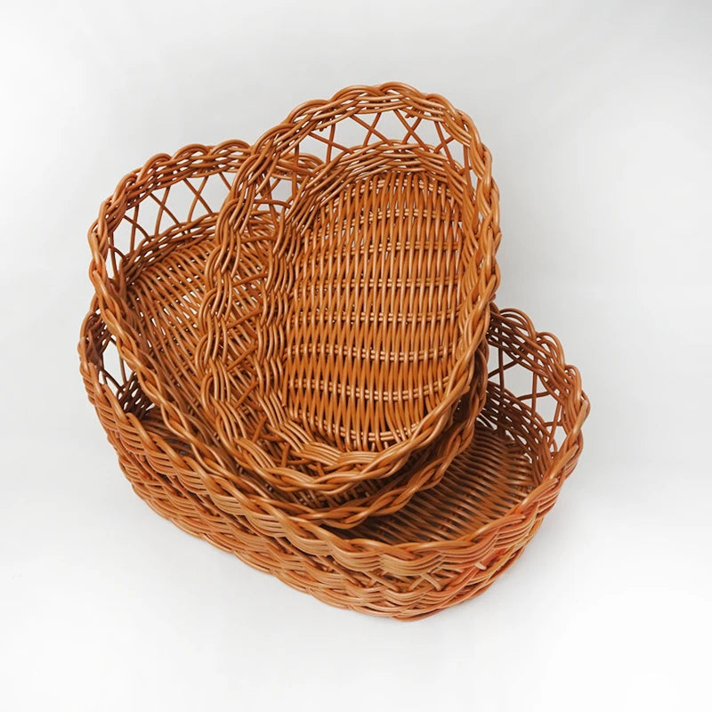 panier de rangement tissé pour collations et fruits