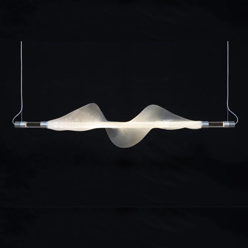 suspension design nordique tube lumineux pour intérieur décoratif