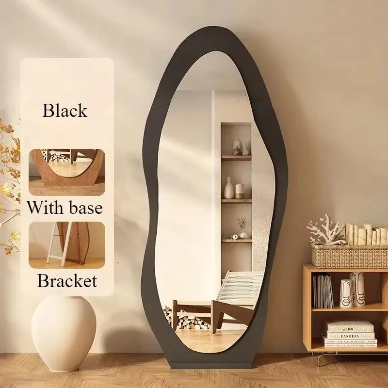 miroir décoratif debout pour maquillage et intérieur