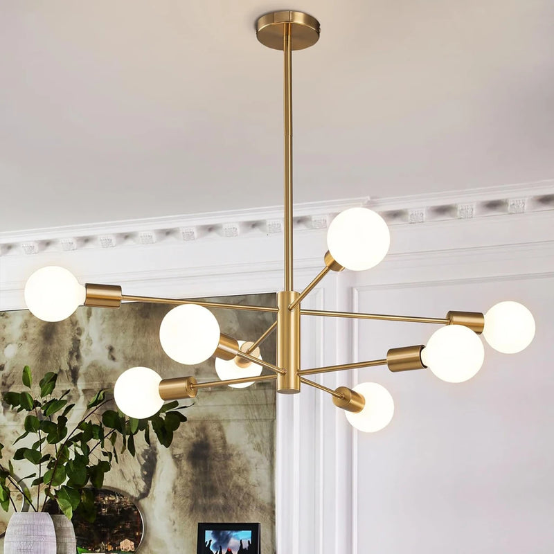 lustre moderne spoutnik pour un décor contemporain élégant