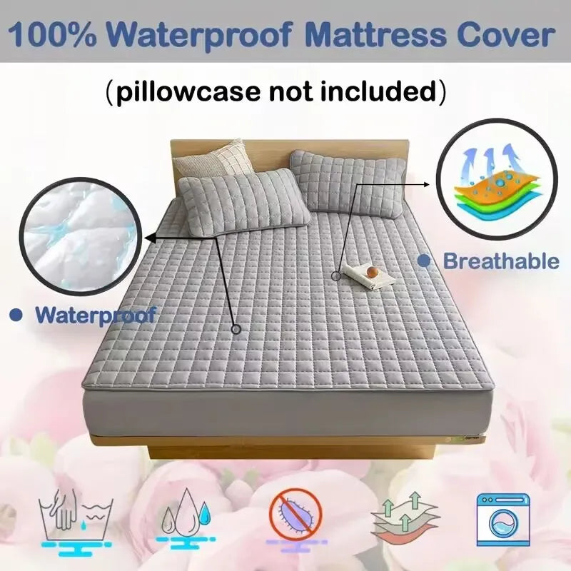 protège-matelas imperméable anti-acariens antibactérien motif relief