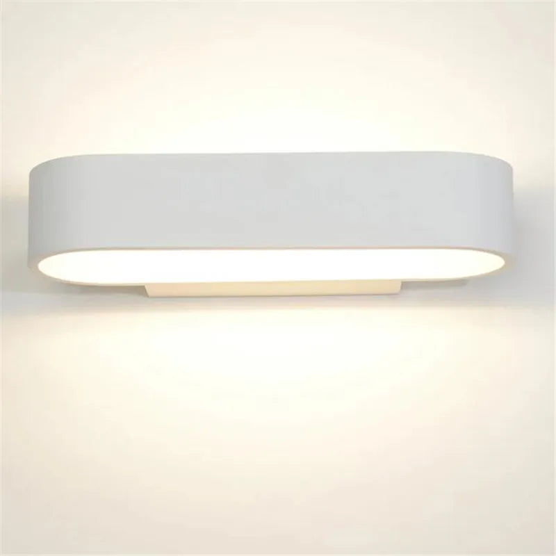 Aluminum LED Wall Lamp, Modern and Minimalist Indoor Lighting, Bedside Decorative Lamp, Corridor Wall Lamp, 12W