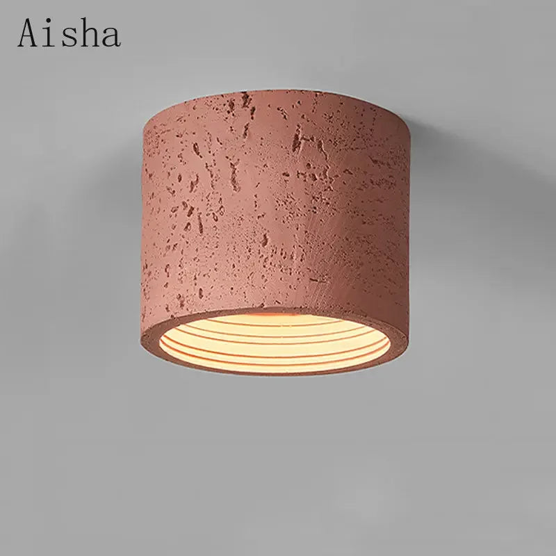 plafonnier led wabi-sabi style nordique pour décoration intérieure