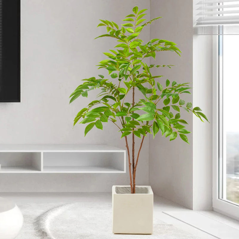 grande branche artificielle de ficus pour décoration intérieure et extérieure