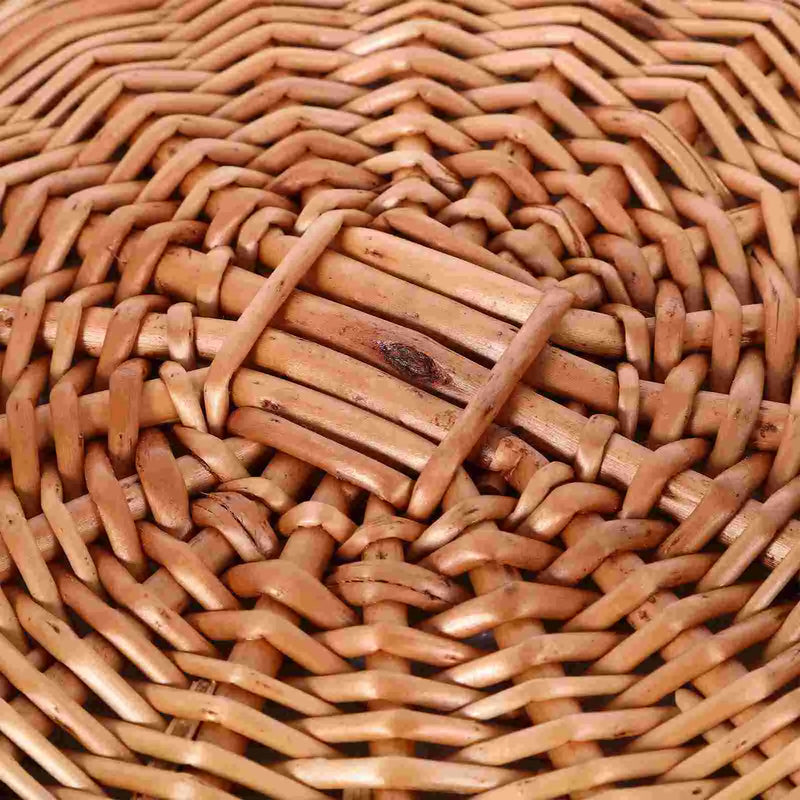 lot de 10 paniers en rotin naturel pour rangement extérieur et pique-nique