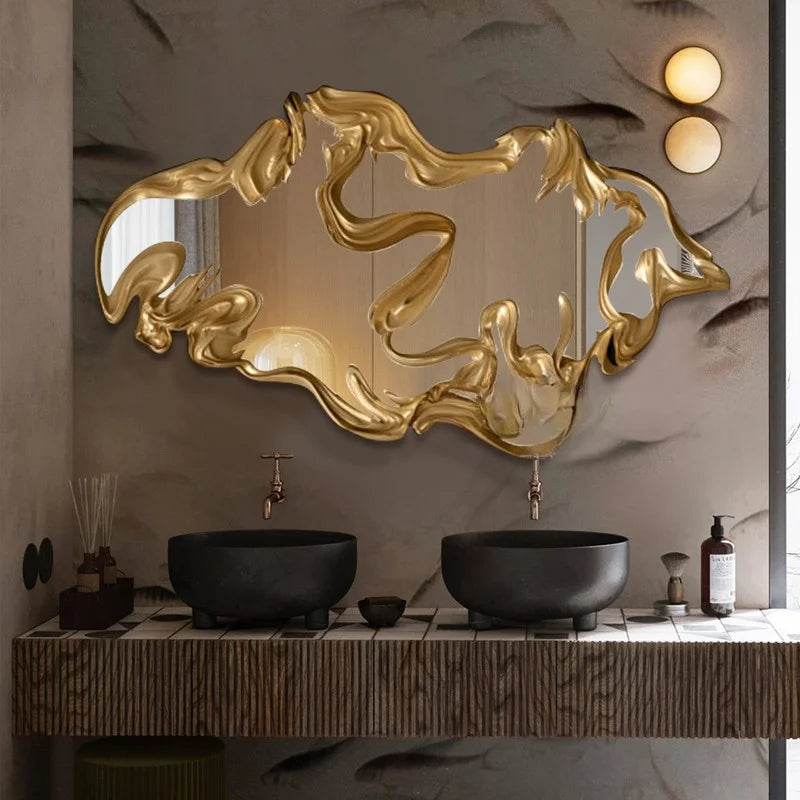 miroir décoratif léger de style européen personnalisable pour intérieur