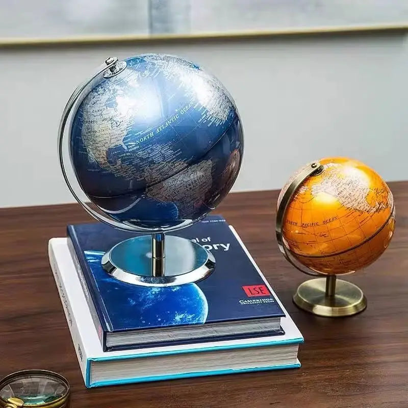 globe terrestre rétro anglais décoration éducative pour enfants et bureau