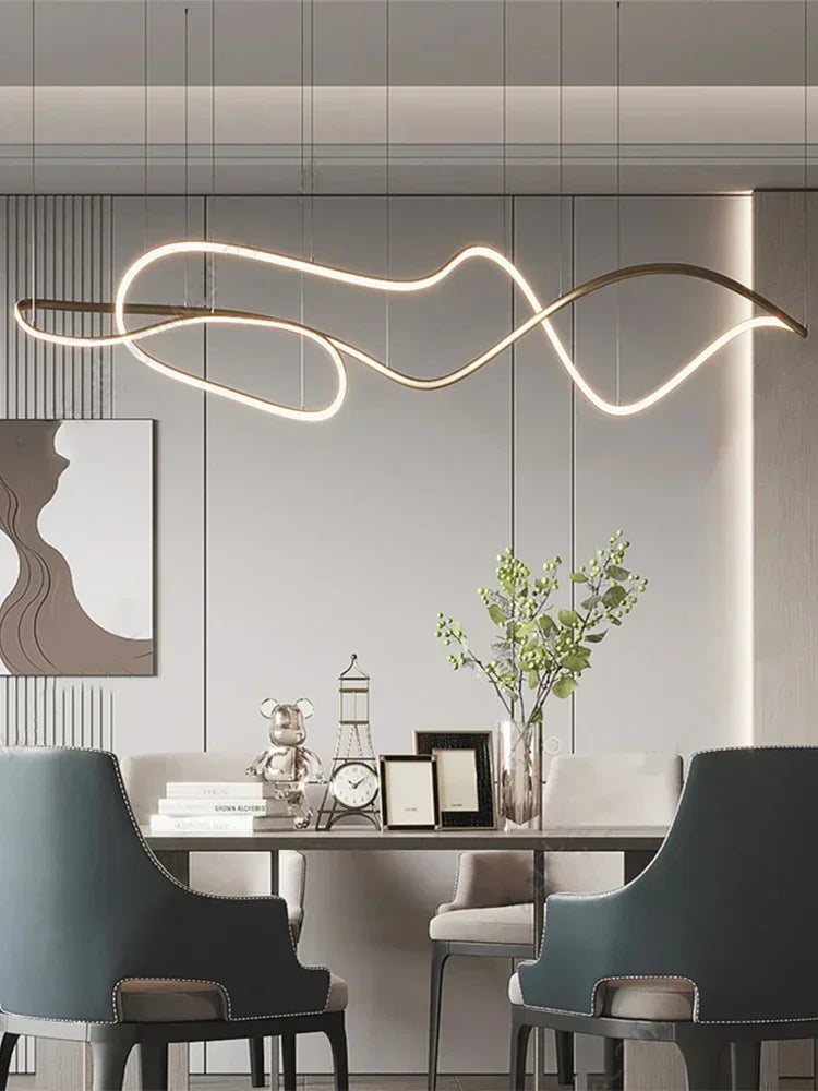 plafonnier led suspendu design moderne pour hôtel ou restaurant