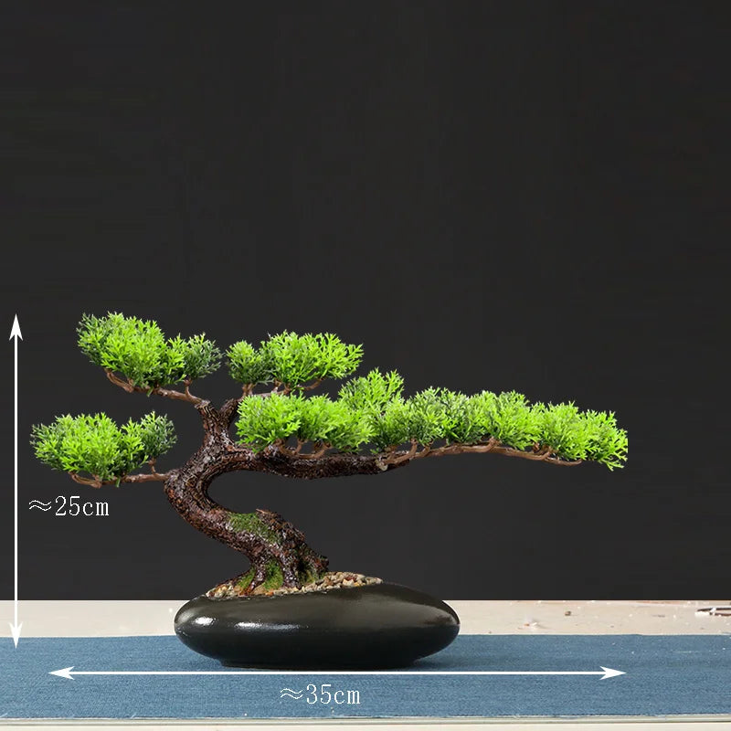 faux arbre bonsaï pour décoration intérieure et aménagement paysager