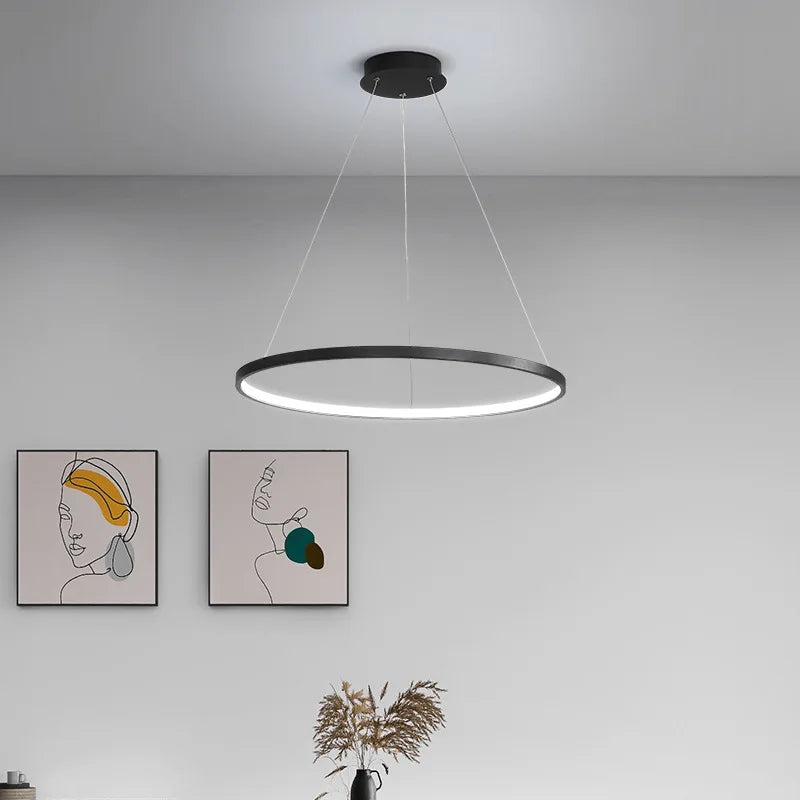 suspension led moderne pour décoration intérieure élégante