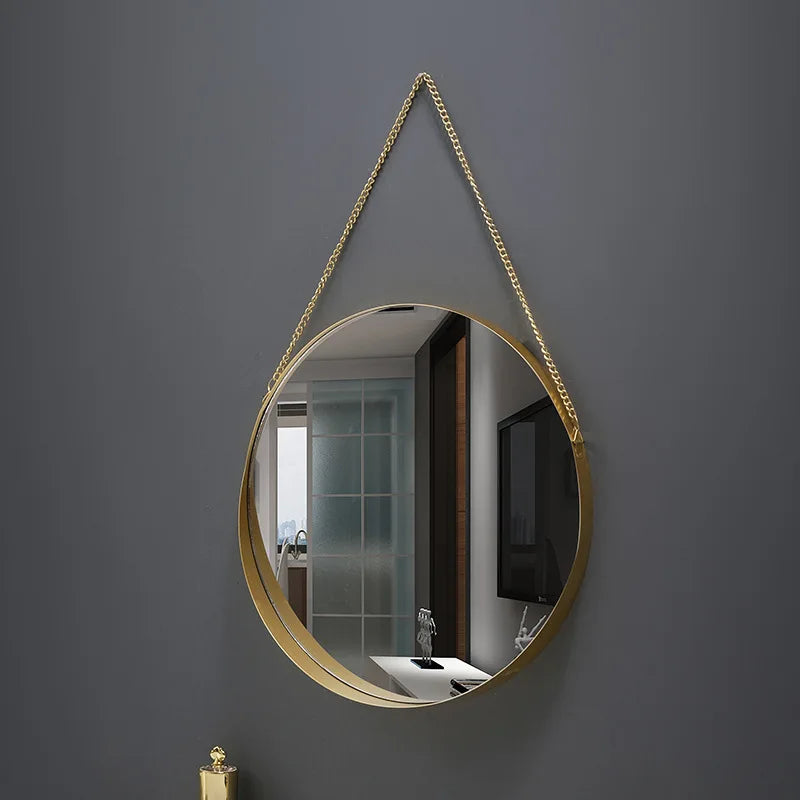 miroir mural rond créatif pour décoration intérieure et maquillage