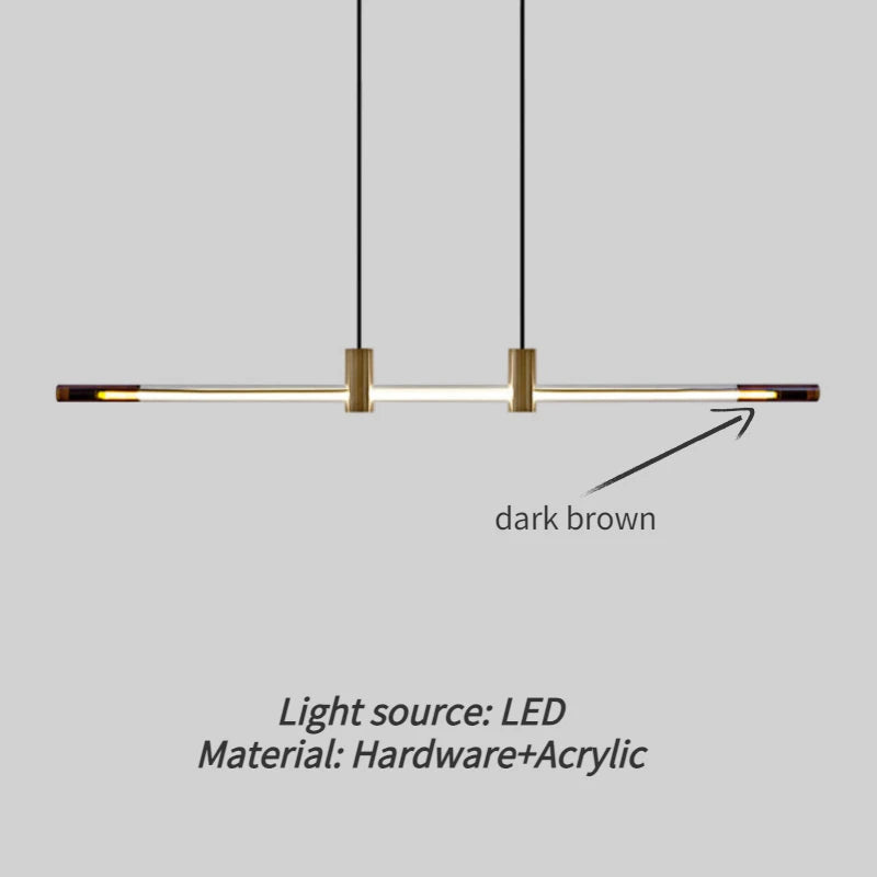 lustres à led minimalistes pour bars et réceptions modernes