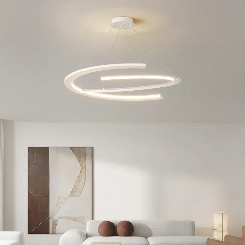 lustre led moderne pour décoration intérieure lumineuse