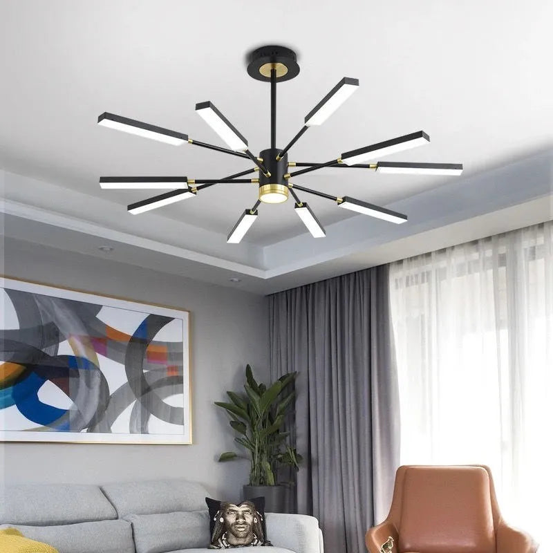 lustre moderne à suspension pour décoration intérieure et éclairage nordique