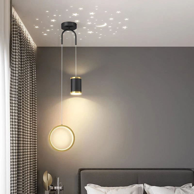 lustre led moderne à suspension pour intérieur nordique décoratif