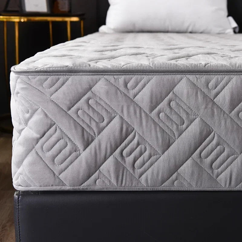 housse de matelas six côtés double face anti poussière fermeture zip