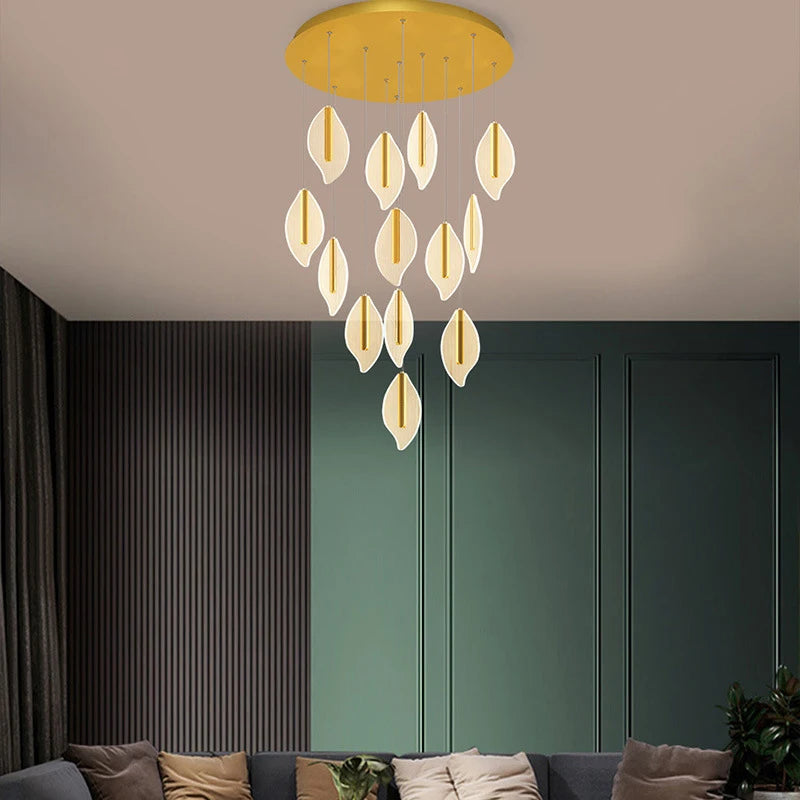 lustre moderne en acrylique pour éclairage décoratif intérieur