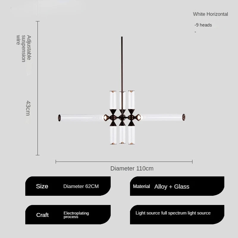 lampe à poser en verre design italien pour espaces modernes