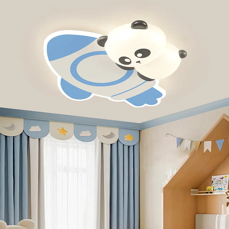 plafonnier panda mignon pour chambre d'enfant moderne minimaliste