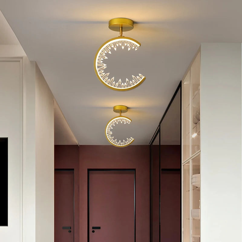 plafonnier led moderne minimaliste pour hall d'entrée