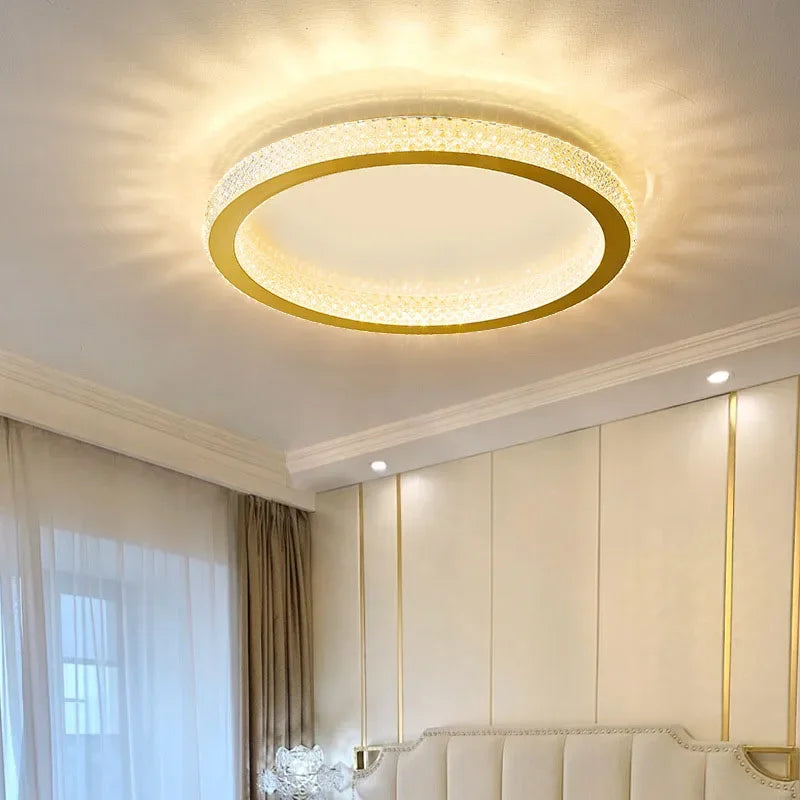 lustre plafond moderne à leds pour intérieur décoratif