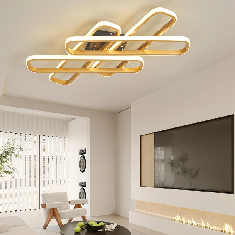 lustre moderne à LED design créatif pour intérieur