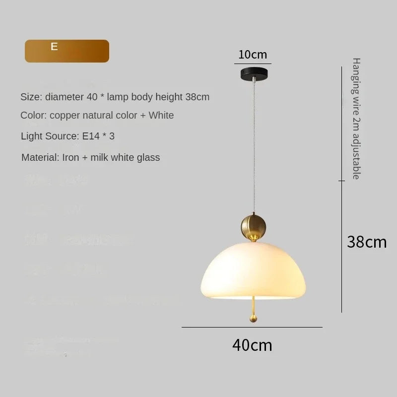 suspension en verre créative pour restaurant et bar